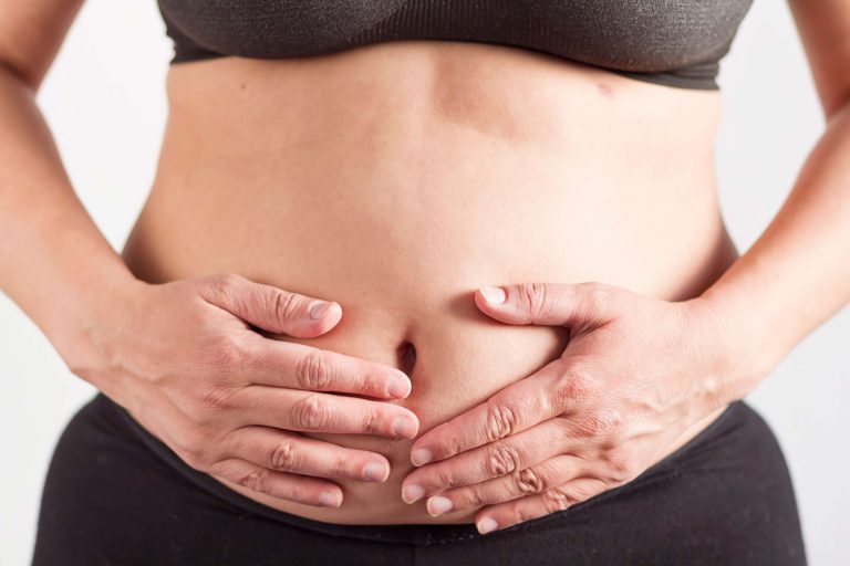 Bloated stomach after eating