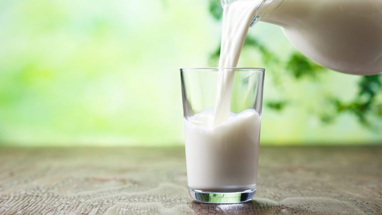 Nutritional values of milk
