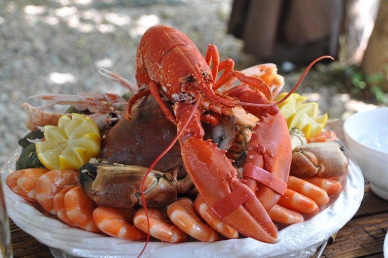 Nutritional values of shellfish and molluscs