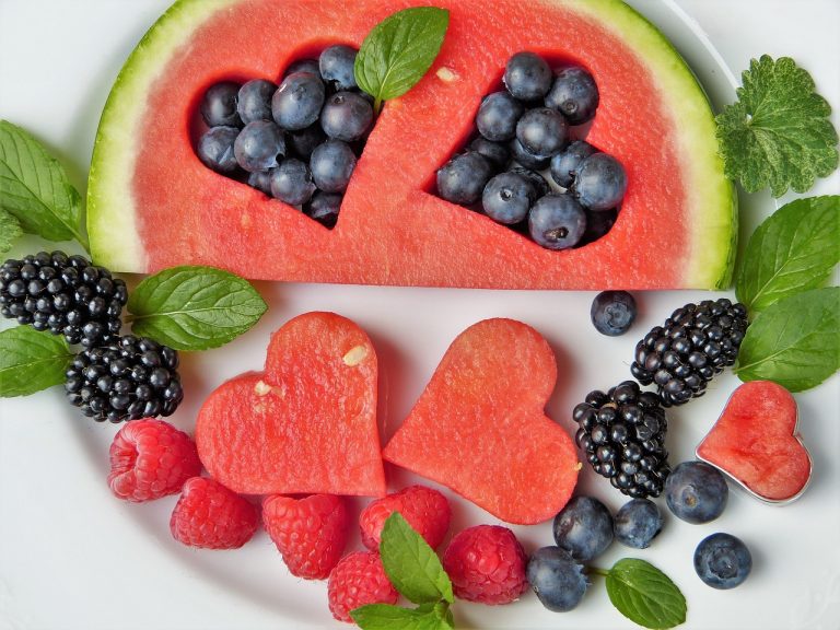 Nutritional values of fruits