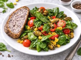 Mediterranean mussels salad