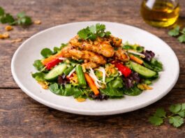 Thai chicken with sweet chilli sauce