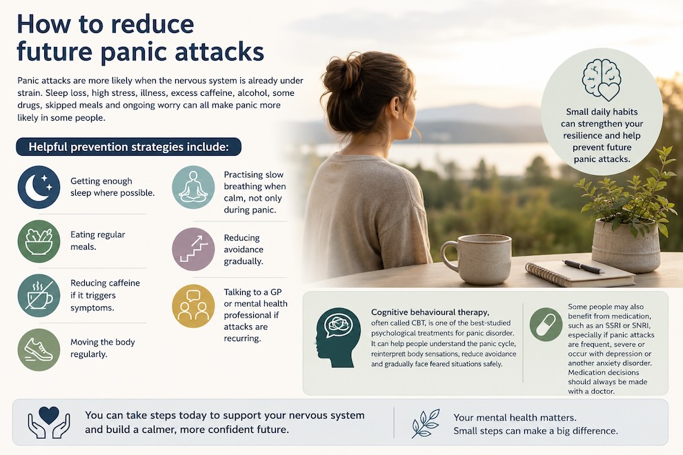 Reduce future panic attacks