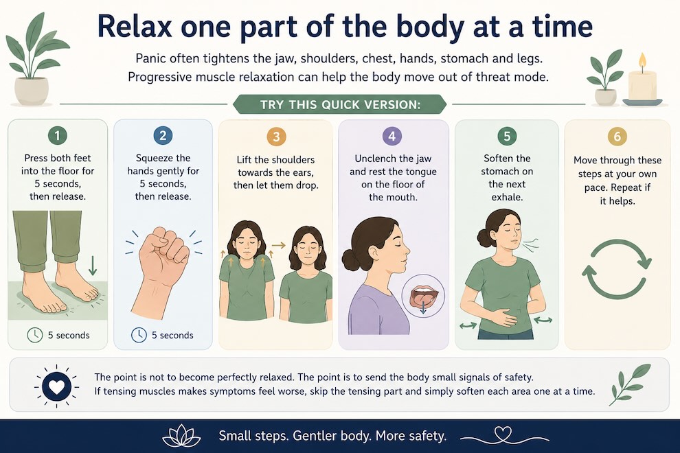Relax one part at a time