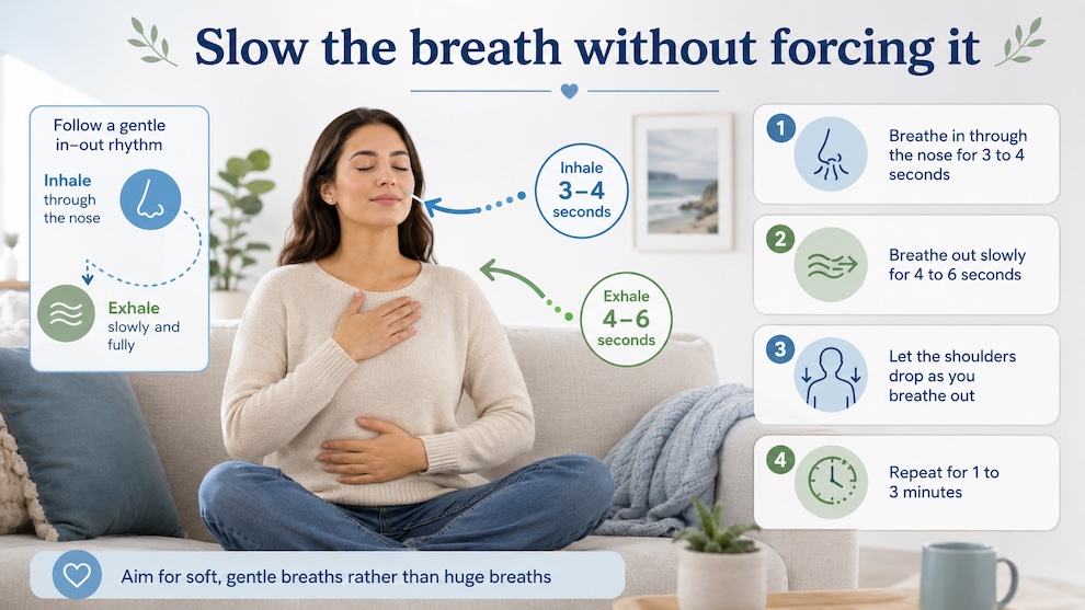 Slow breath technique Explained